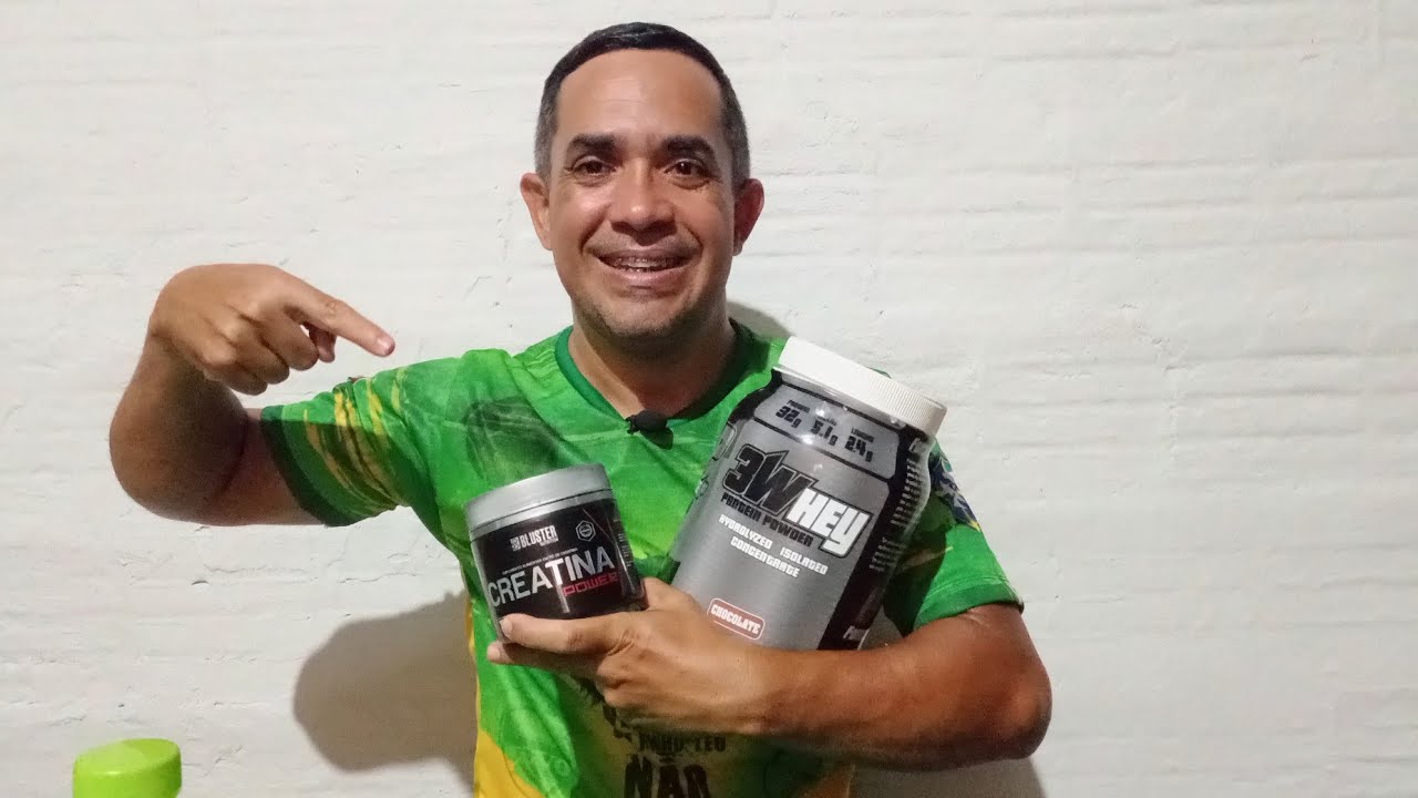 SUPLEMENTOS BARATO PARA INICIANTE COMBO DE 3WHEY PROTEIN POWER, CREATINA E GARRAFA BARATINHO