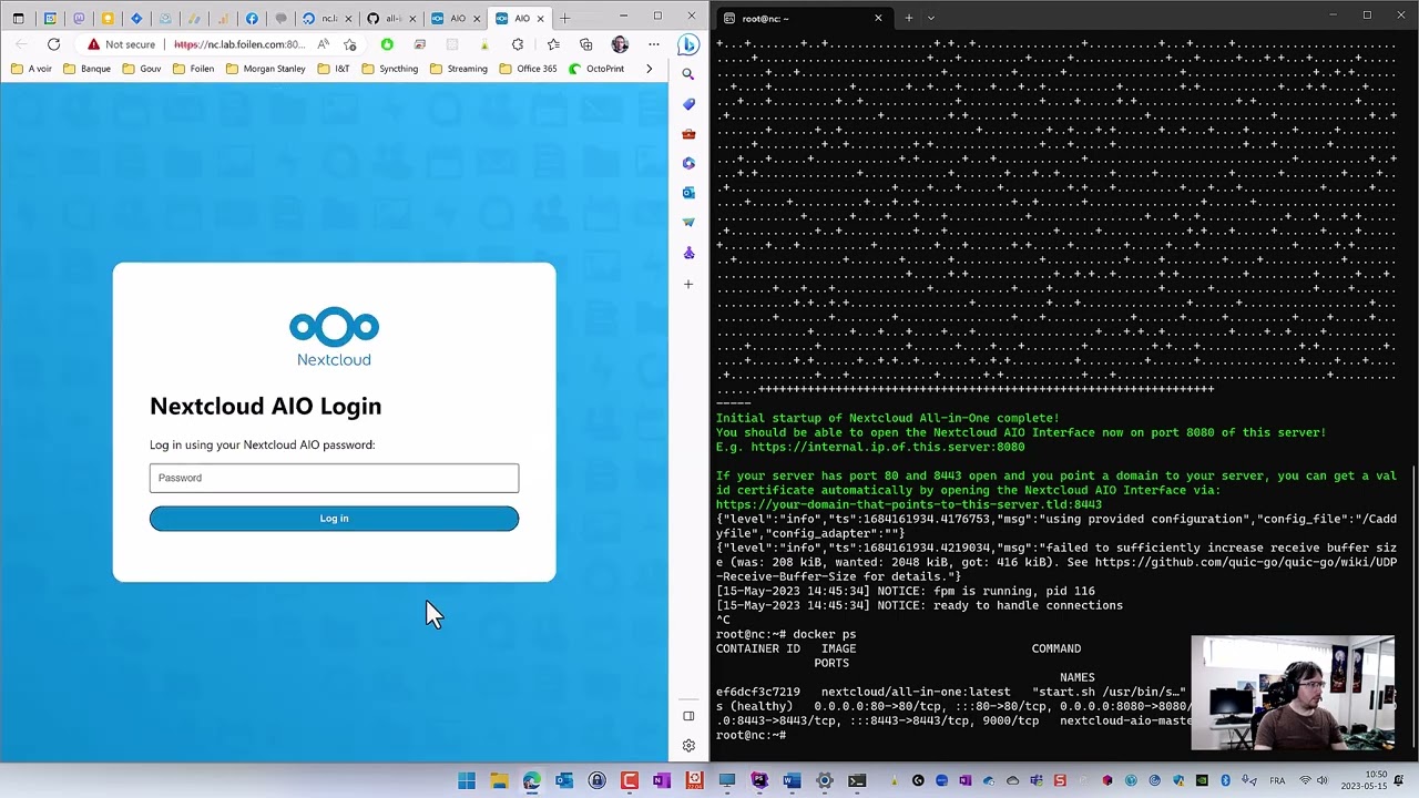 Développons avec Simon - 4 - Installer Nextcloud tout-en-un