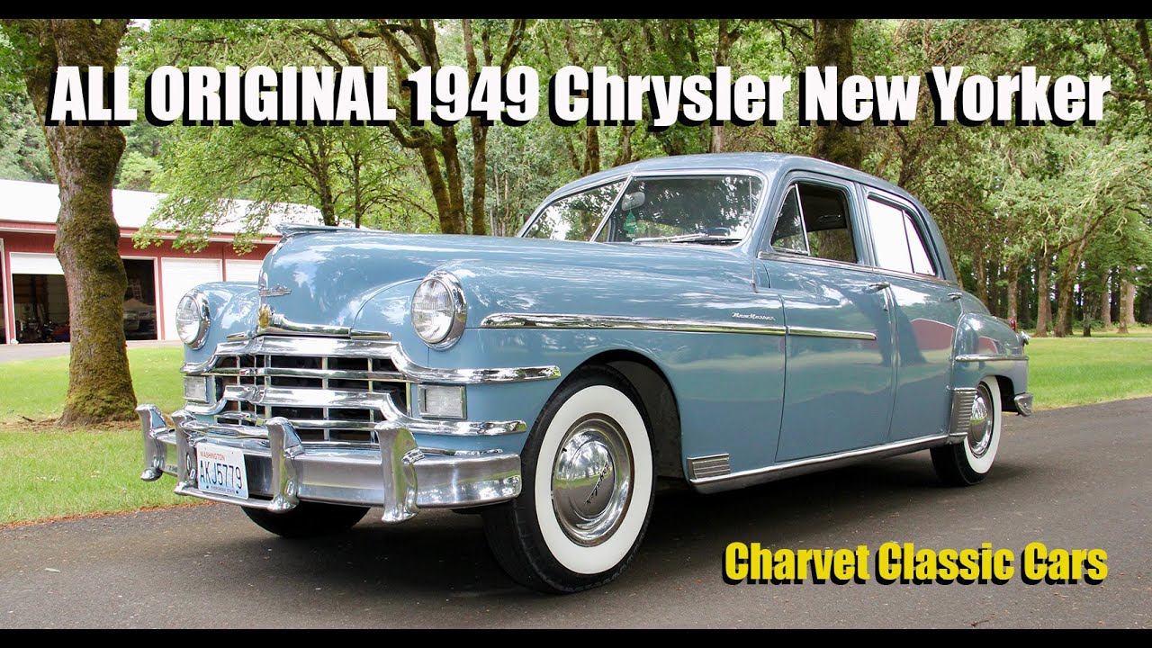 Original 1949 Chrysler New Yorker Sedan   Charvet Classic Cars