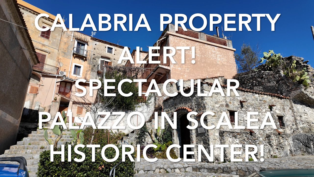 Calabria Property Alert! Spectacular Palazzo in Scalea  Historic Center!