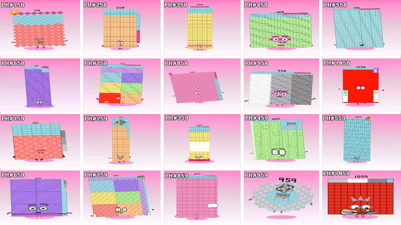 Sprunki OC Numberblocks 158 to 1059 | Лучшая подборка Sprunki #sprunki #numberblocks #incredibox
