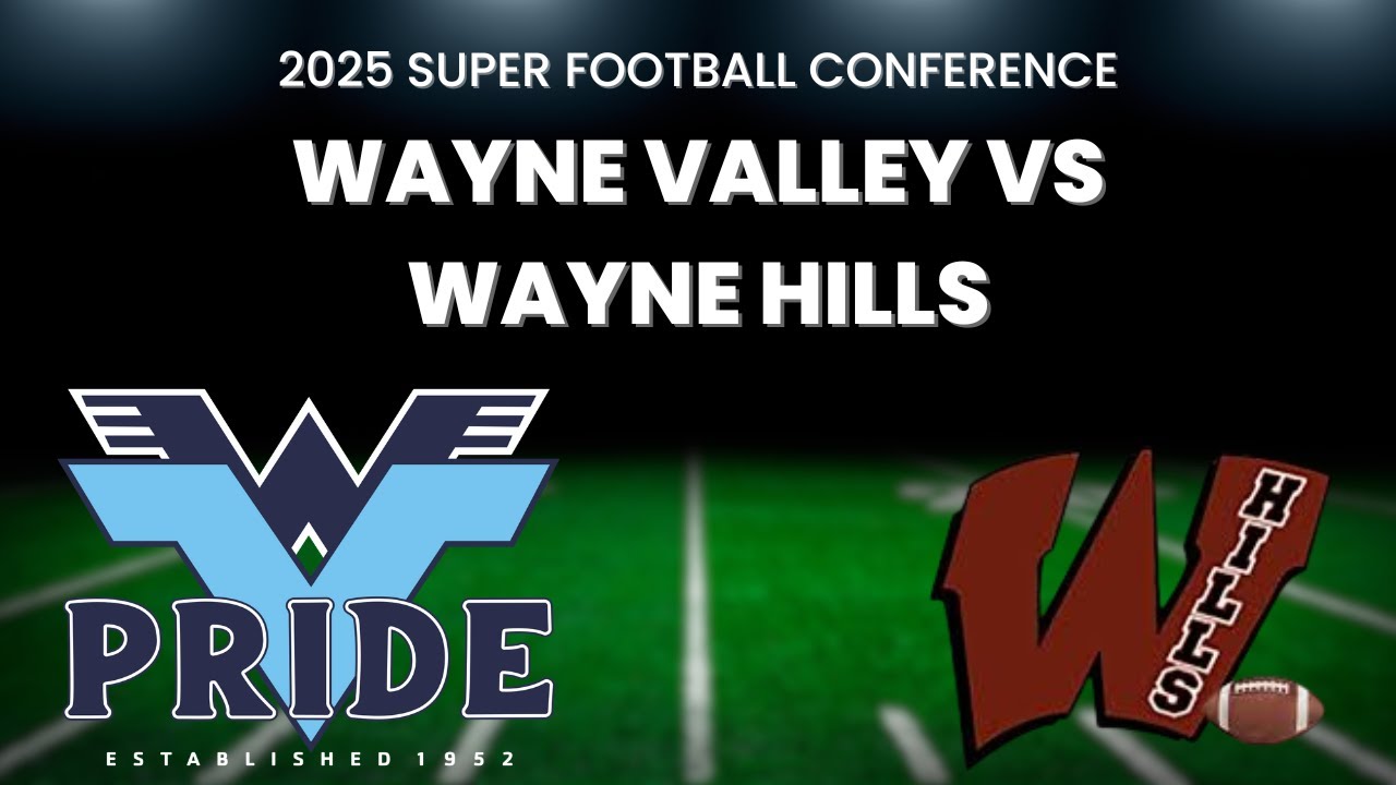 Wayne Valley Football Vs. Wayne Hills