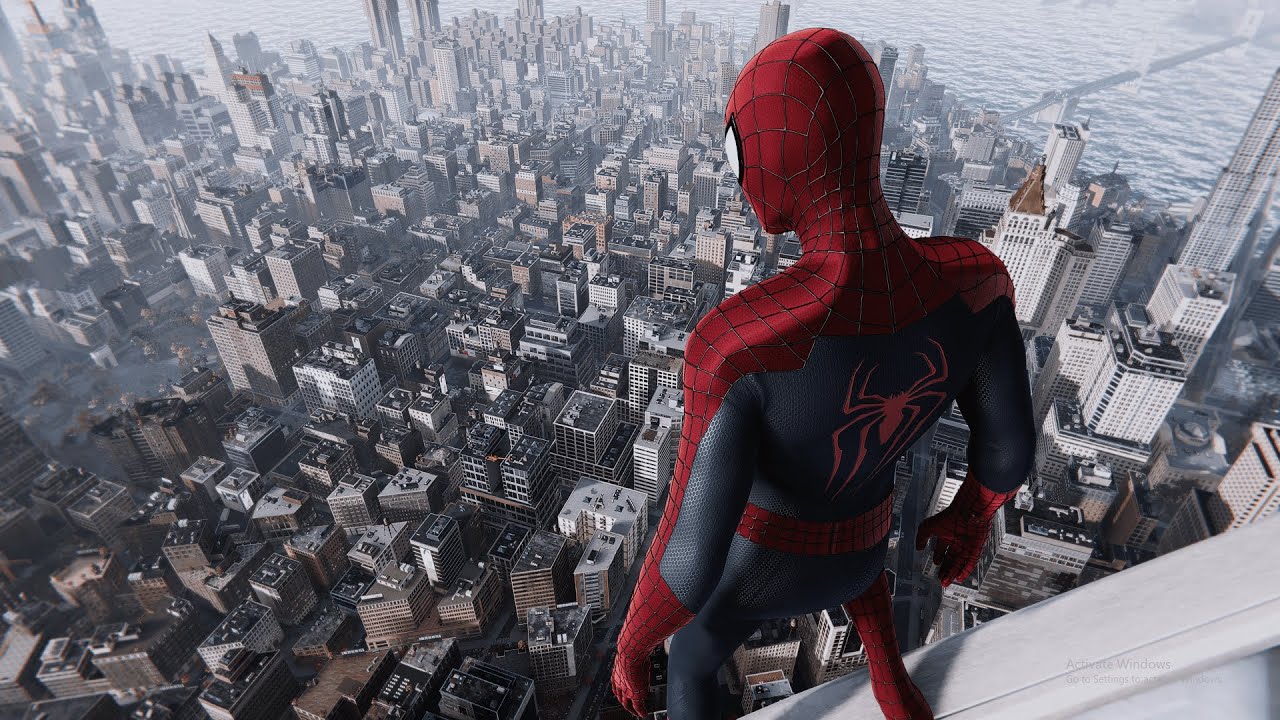 ULTRA Realistic New York City Mod. Amazing Spiderman 2 Suit. Marvel's Spiderman Remastered 60Fps.