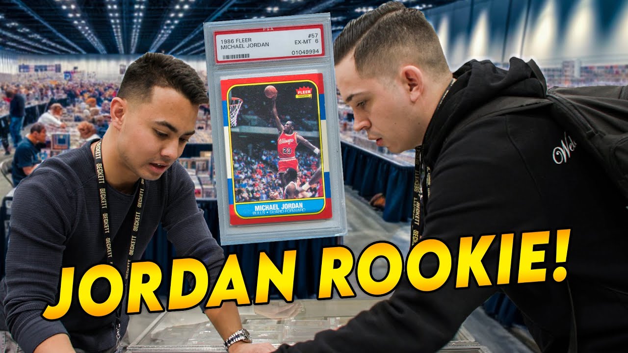 Buying a Michael Jordan Rookie At The Dallas Card Show! 🏀