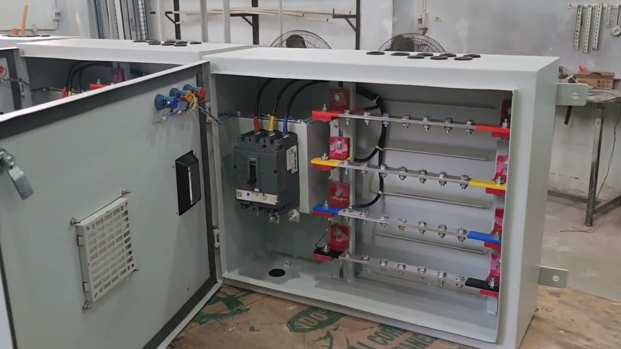 BUSBAR PANEL 100AMP WITH MCCB.