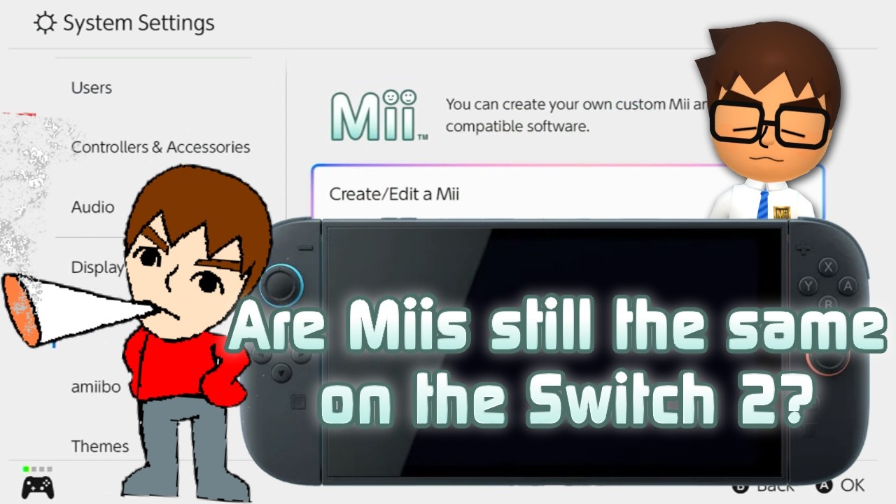 Miis on the Switch 2 (an overly detailed explanation)