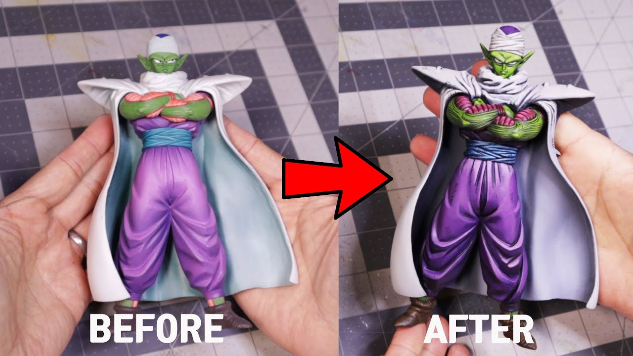 Banpresto Dragon ball figure Piccolo repainting / 피콜로 피규어 리페인팅