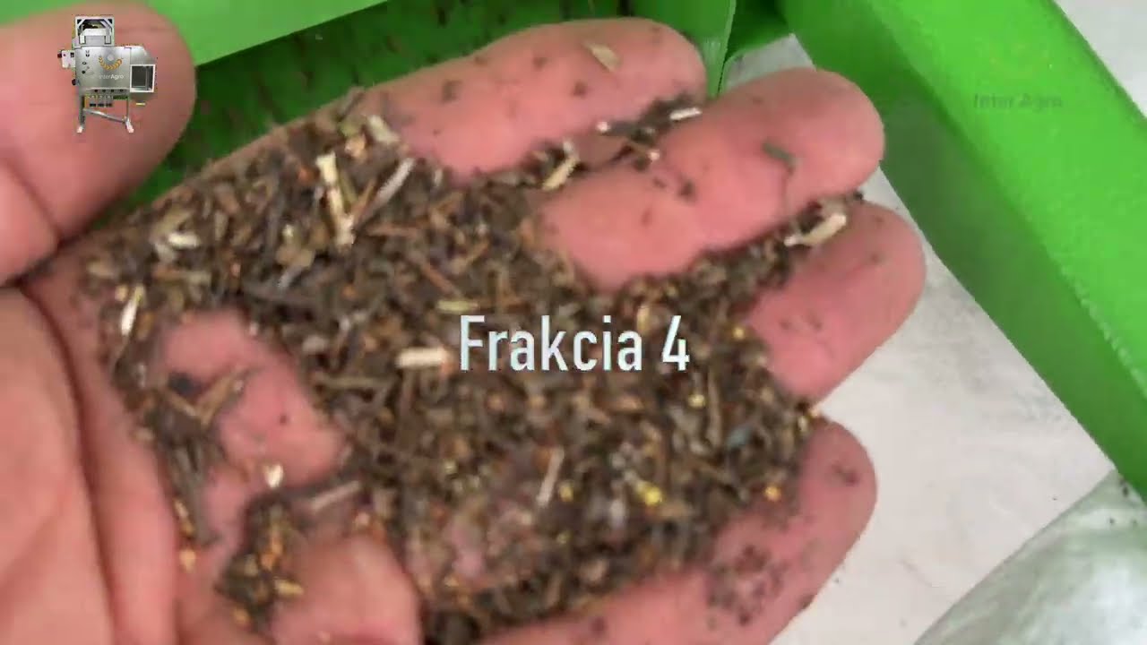 ISMIA 3 - Vzduchová Čistička Obilia - Zrnín, Čistenie Ďateliny Lúčnej (Trifolium pratense).