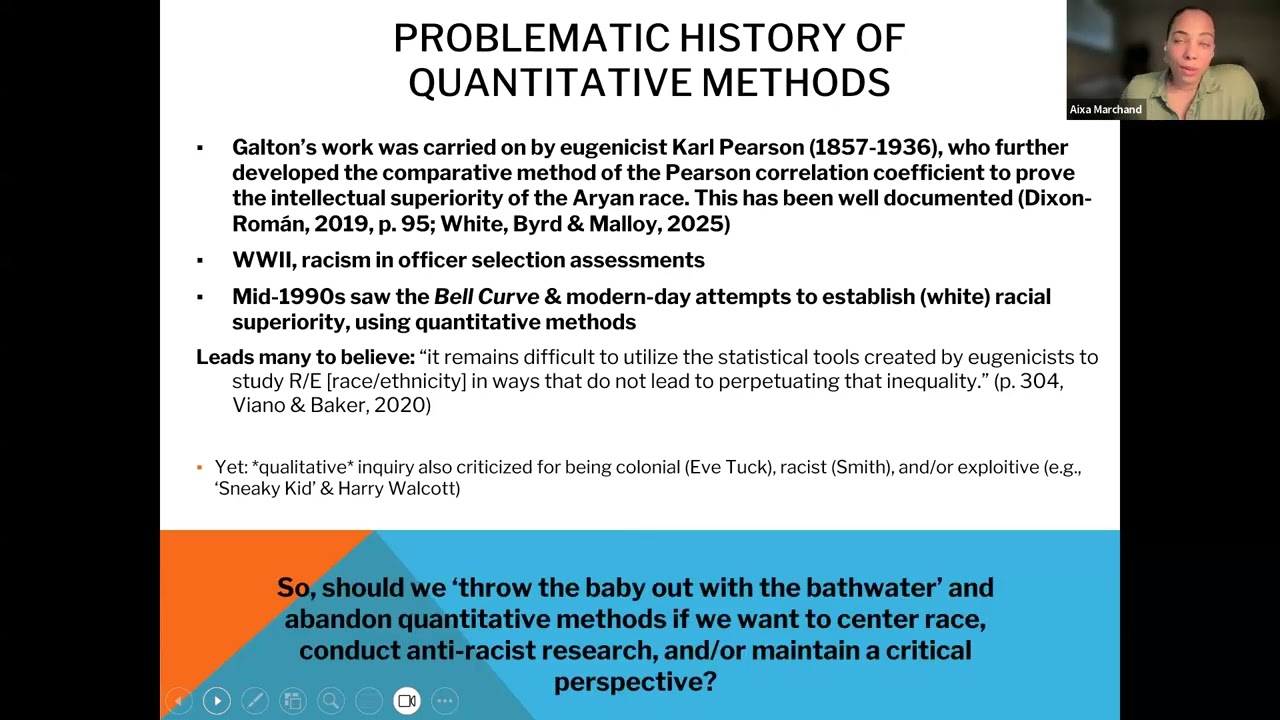 Division 15 Race & Diversity Webinar: A Critical Quantitative Measurement Perspective