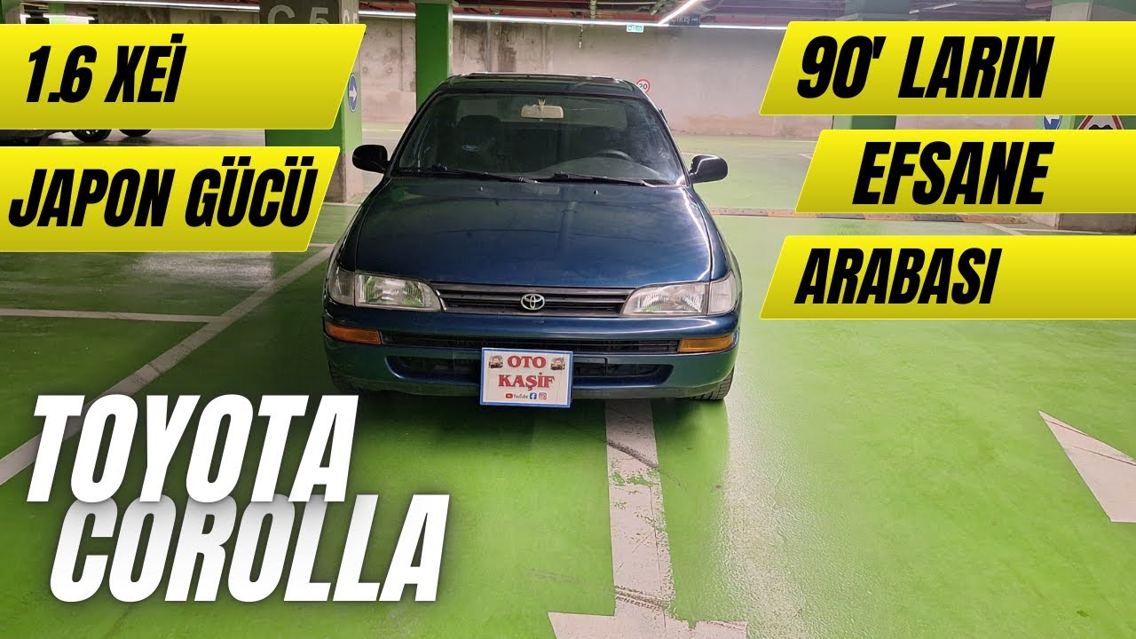 1995 Toyota Corolla 1.6 XEi | Efsane Kasa İncelemesi 🚘