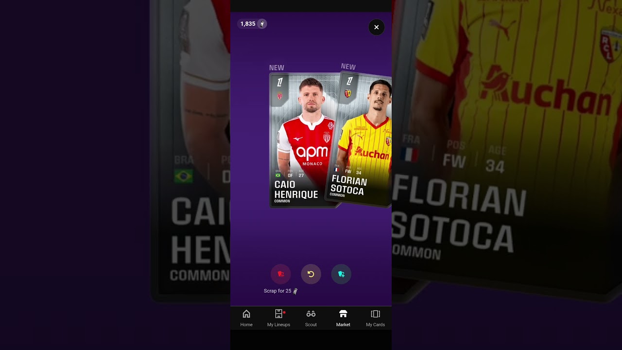 Sunday Common Pack opening &mdash; free cards, fun, and maybe a hidden gem. 👀#Sorare #FootballCards
