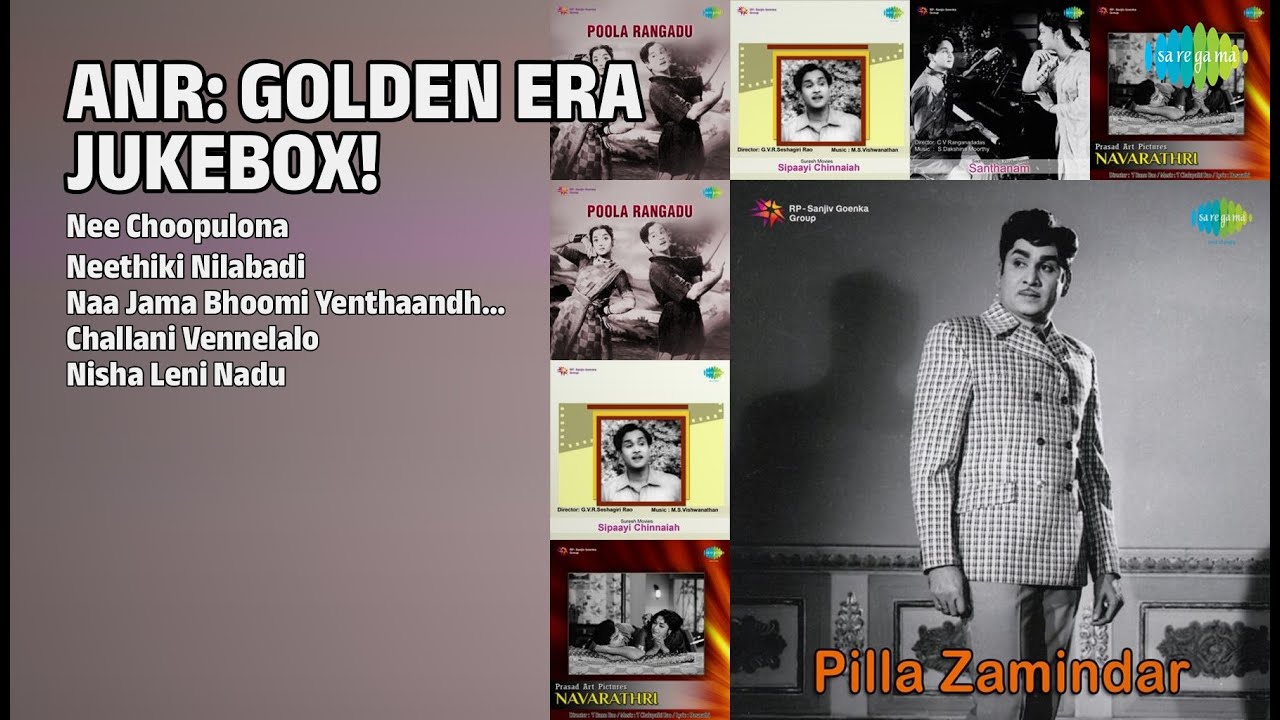 ఏఎన్నార్ స్వర్ణ యుగ గీతాలు! | P. Susheela Songs | Nee Choopulona | Neethiki Nilabadi