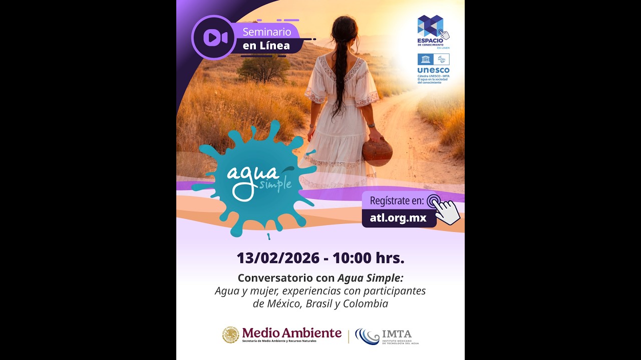 💧✨ Conversatorio, Agua Simple: Agua y mujer con jóvenes participantes de México, Brasil y Colombia