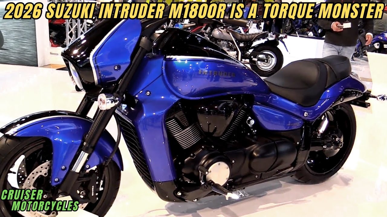 2026 Suzuki Intruder M1800R Is a Torque Monster That Destroys Normal Cruisers!