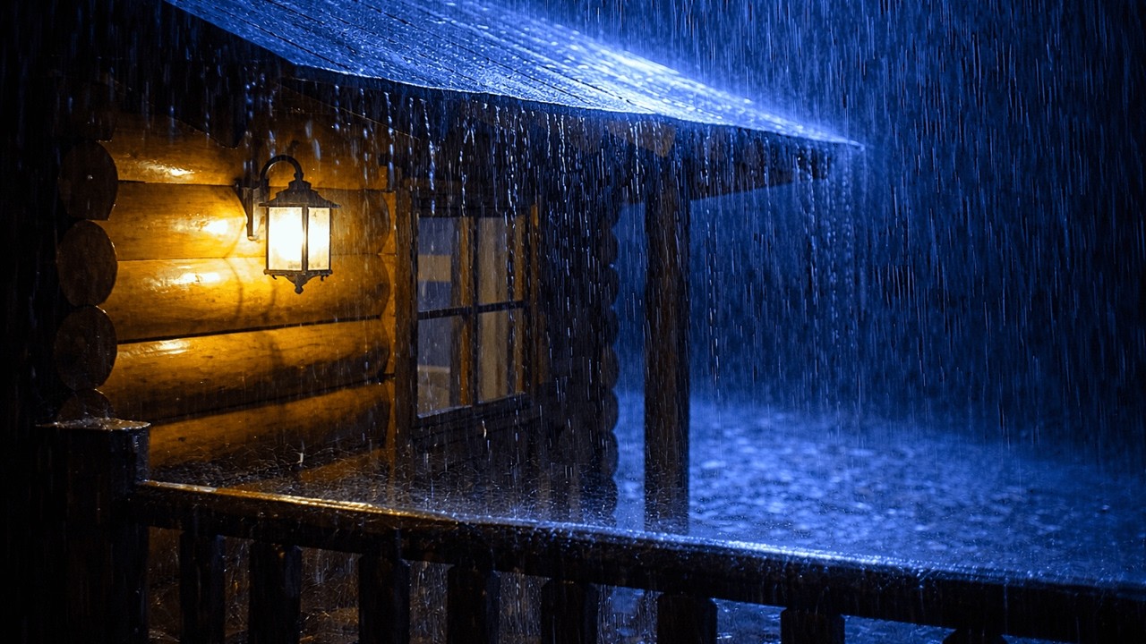 Deep Sleep Instantly with Rain and Thunder Sounds on a Tin Roof | Rain Sounds for Sleeping at Night.