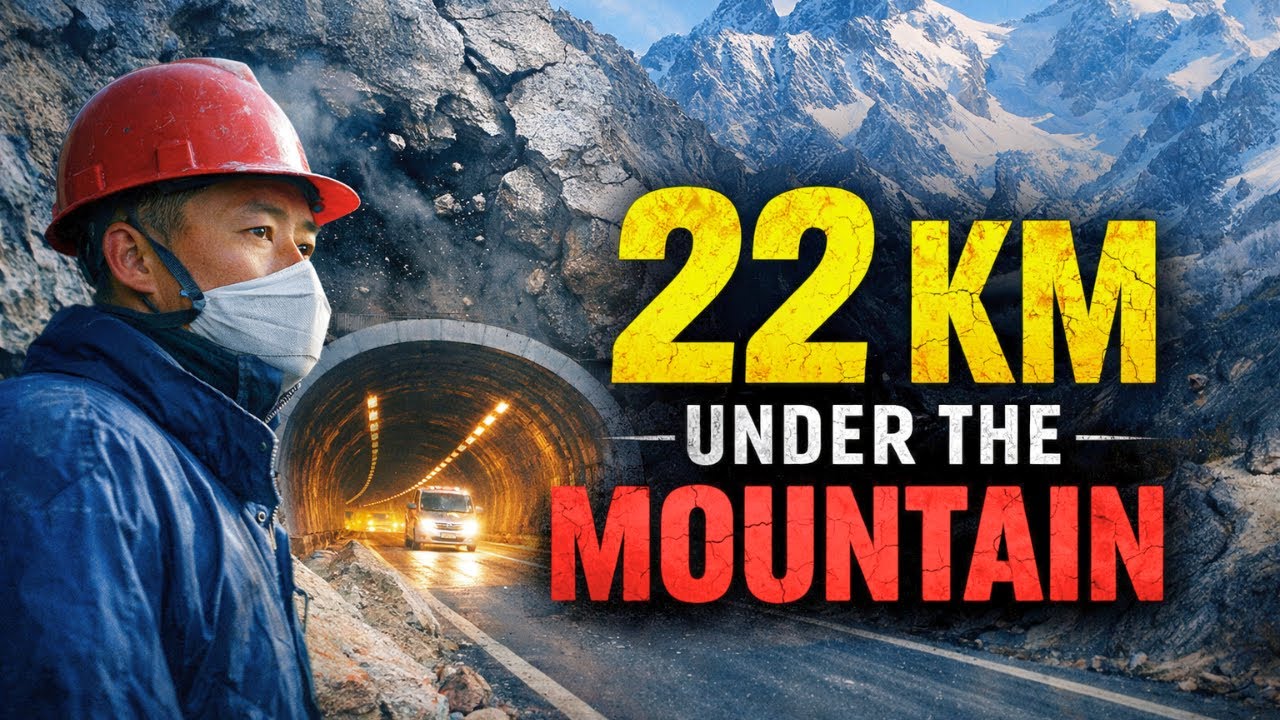 Inside China's Record-Breaking Tunnel Through Deadly Mountains