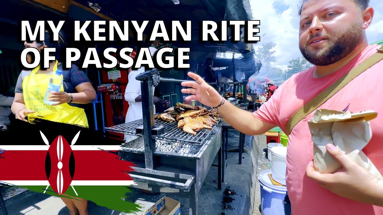 Embracing Nairobi Street Food for the first time | Kenyan 🇰🇪 Rite of Passage