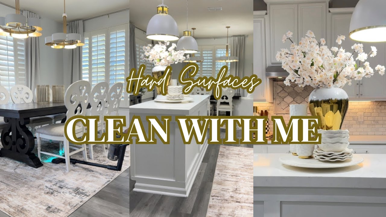 NEW! Clean With Me | Hard Surfaces