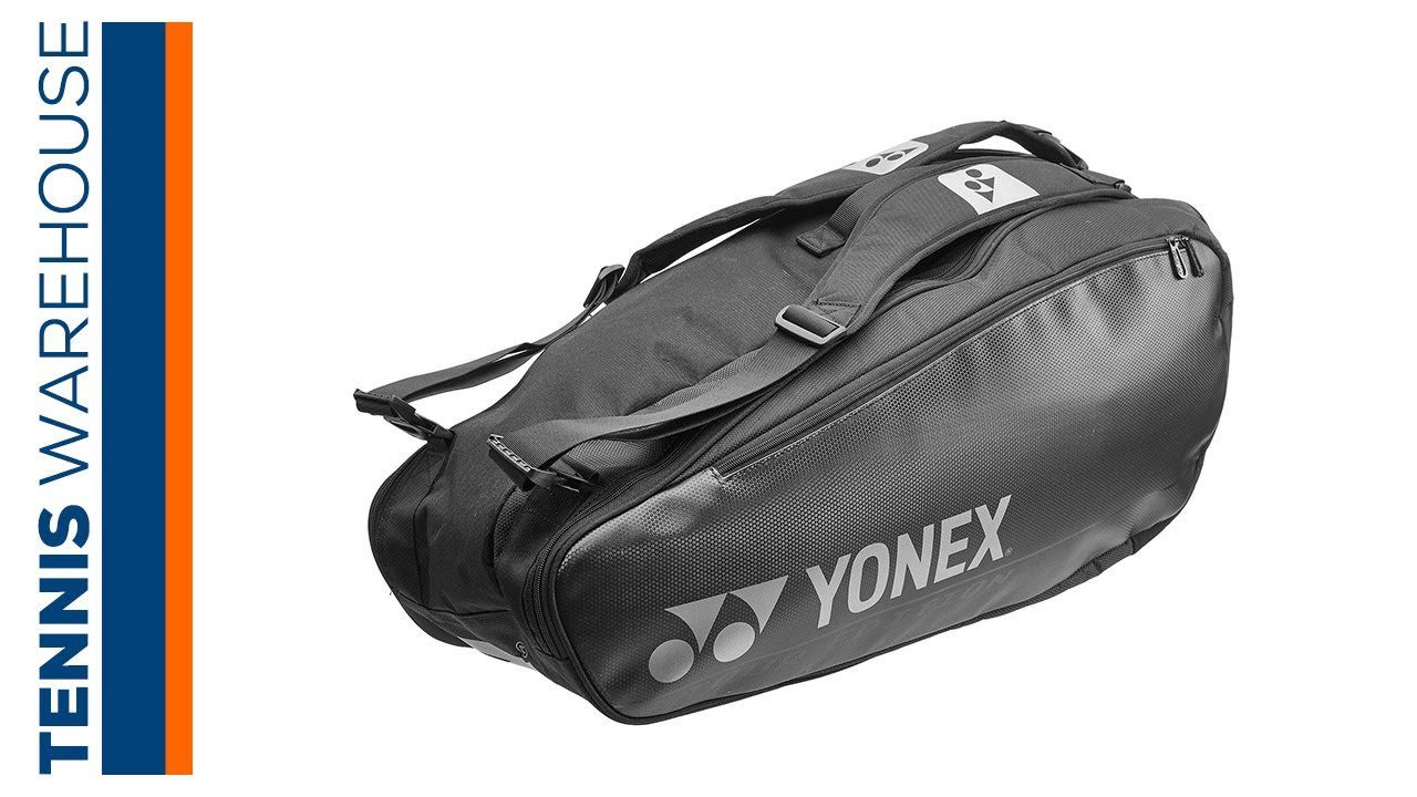 Product Description: Yonex Pro 6 Pack Racquet Tennis Bag