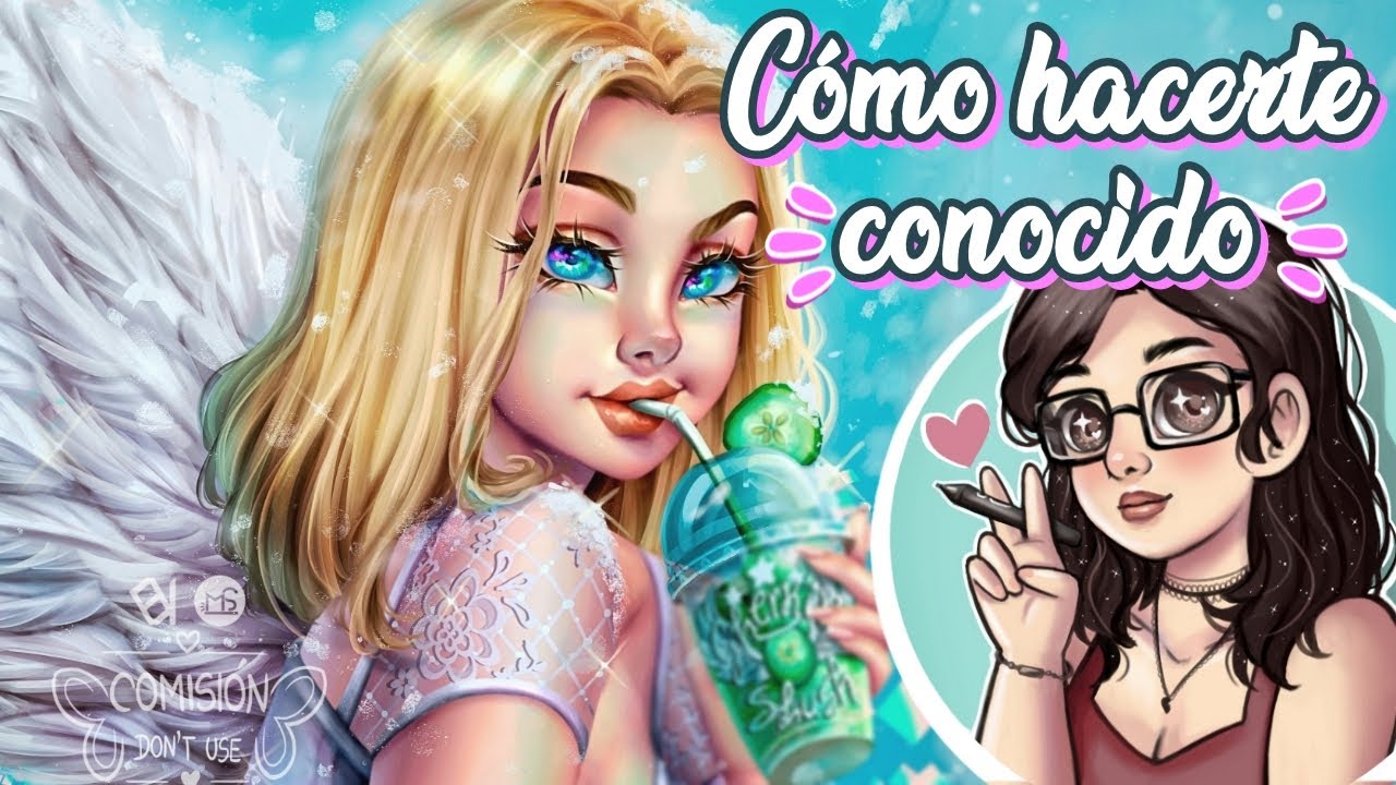 🎨[SPEEDPAINT NARRADO] ¿Cómo hacerte conocido? Tema comisiones 💜 PARTE 2