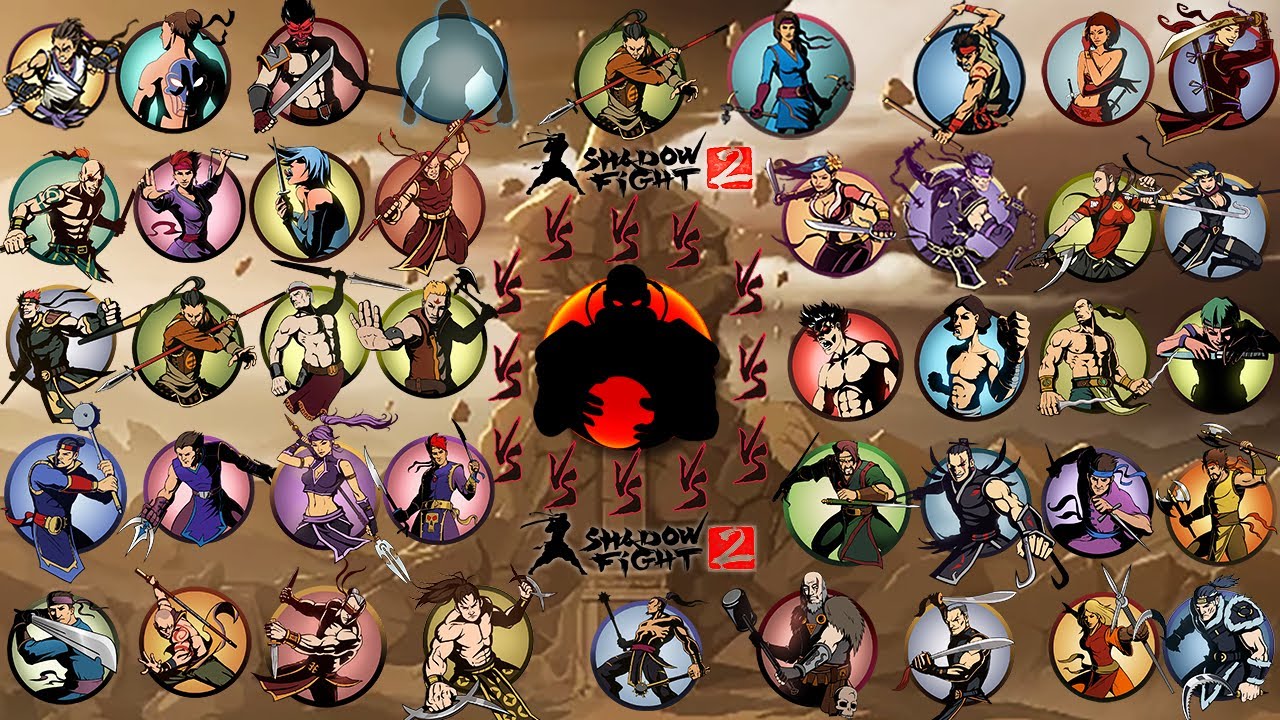 Shadow Fight 2 TITAN VS ALL FIGHTERS