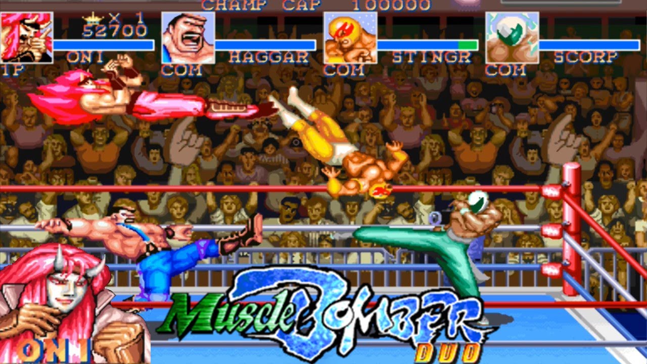 Muscle Bomber Duo: Ultimate Team Battle [Oni Playthrough] [Arcade] [1 Credit] Gameplay/Longplay/1CC