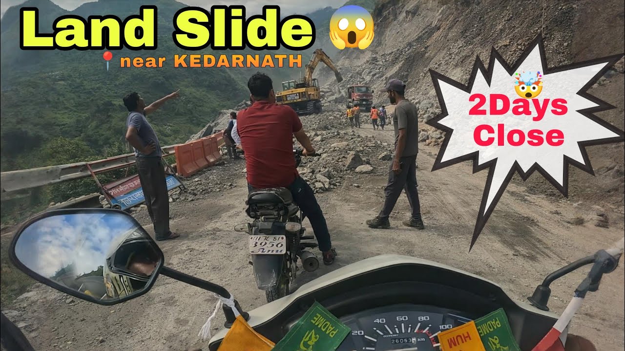 Kedarnath to Badrinath Road Blocked! 🛑 | 2 Days Road Closed & Real Landslide Footage