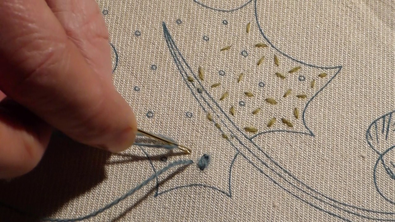 The Crewel Work Company - Tulip Stitch Demo