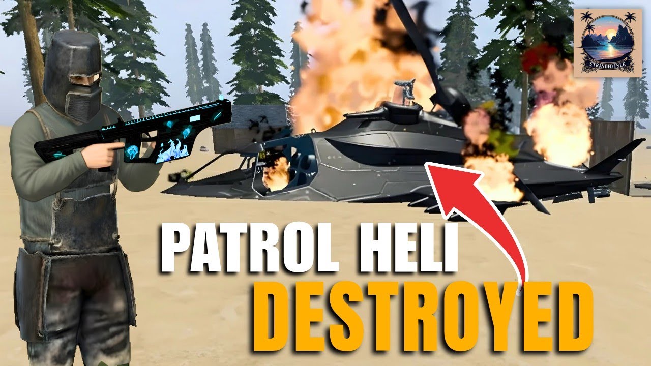 We Took Down the Patrol Helicopter | Stranded Isle