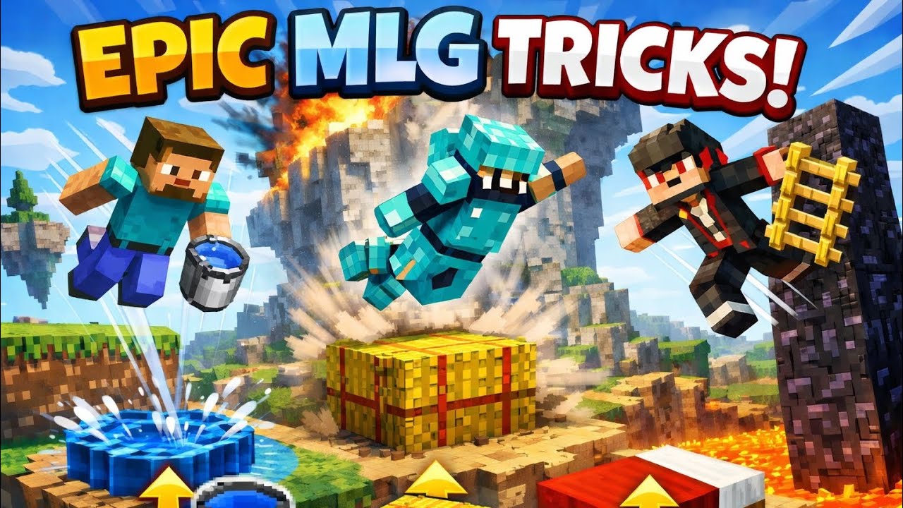 Doing Epic Mlg's In Minecraft