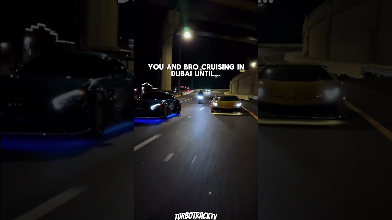 Dubai Police is crazy #lamborghini #dubai #cars