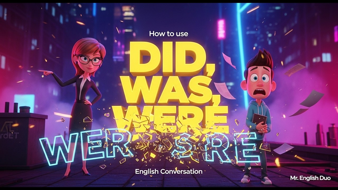 How to Use DID, WAS & WERE (Stop Making This Common Mistake!)
