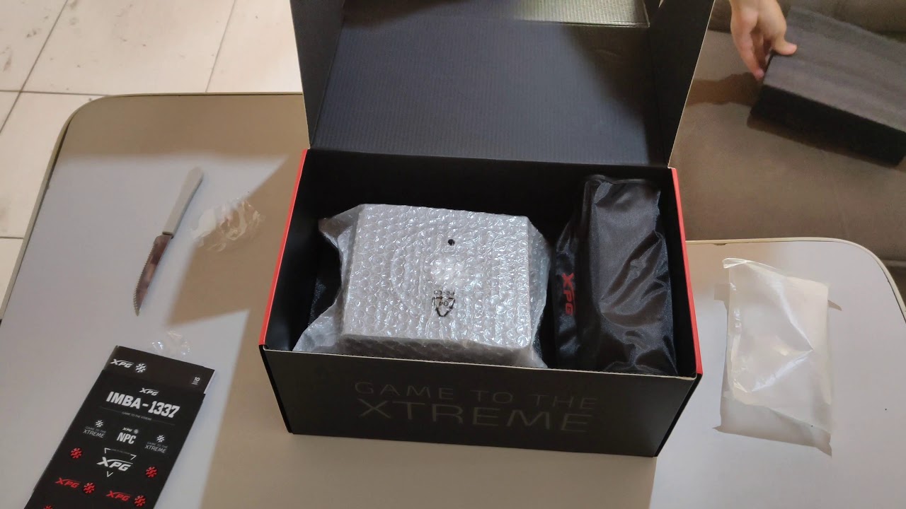 Unboxing fonte xpg core reactor 750w 80 plus gold e SSD Kingston 480gb sata?!?&iquest;? 😳 #Unboxing #Xpg
