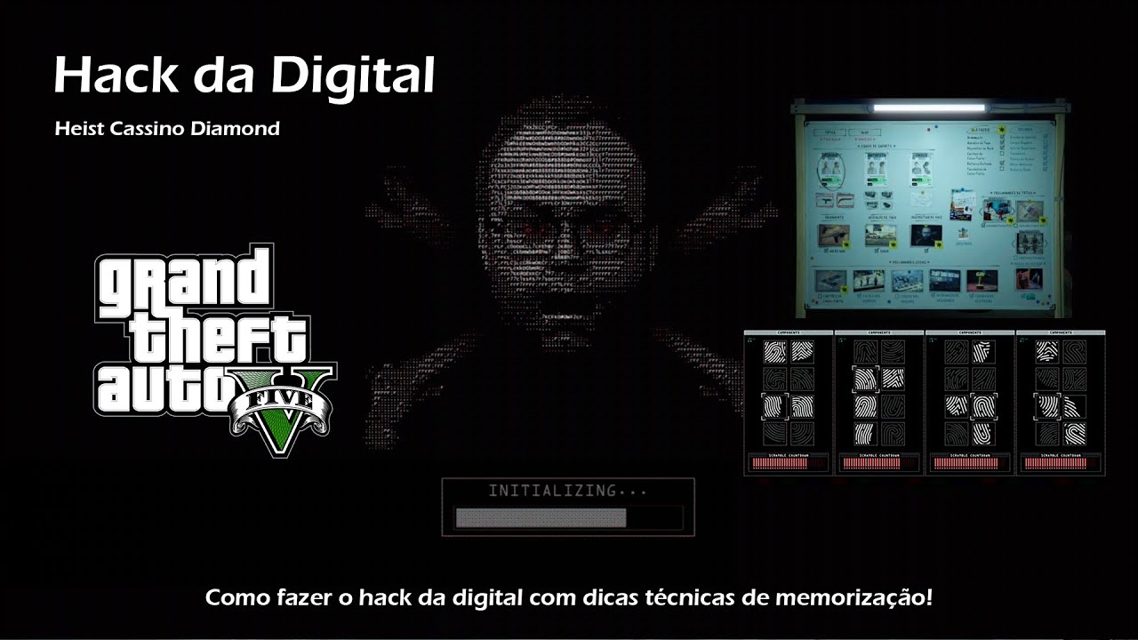 GTA Online: Como fazer o Hack da digital do Golpe do Cassino em 15s, Dicas e técnica de memorização.