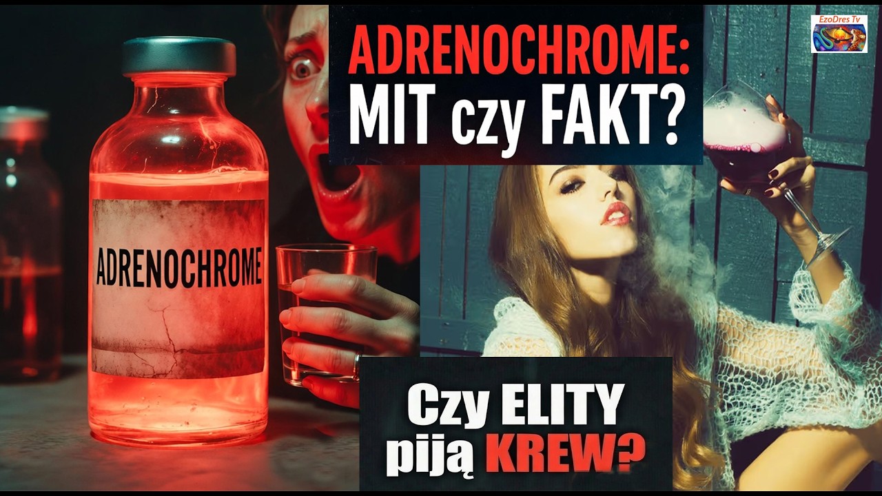 ADRENOCHROM. Najdroższy narkotyk świata, kt&oacute;rego nie ma? Mroczne kulisy świata. Cykl: Obalanie mit&oacute;w