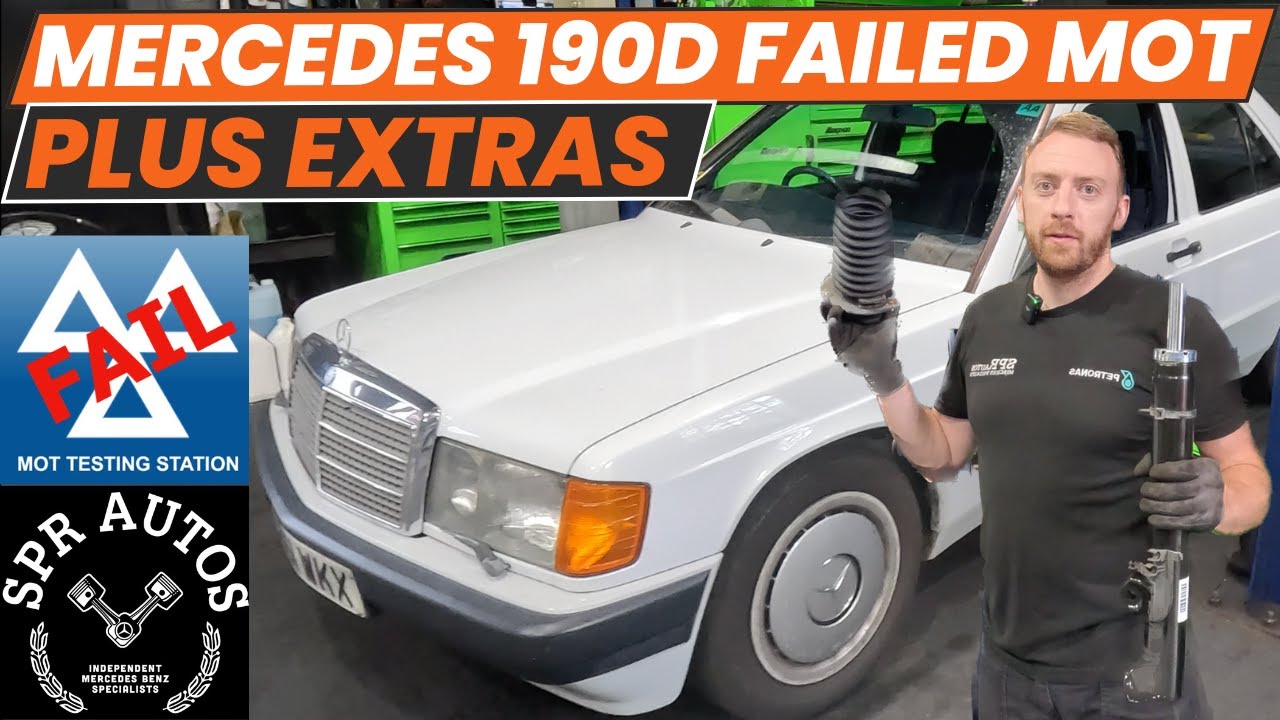 Mercedes 190 2.5D MOT Fail – Getting This Classic Back to Its Best