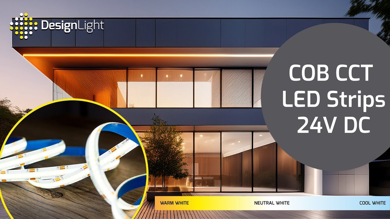 COB CCT LED Strips 24V DC – Design Light #led