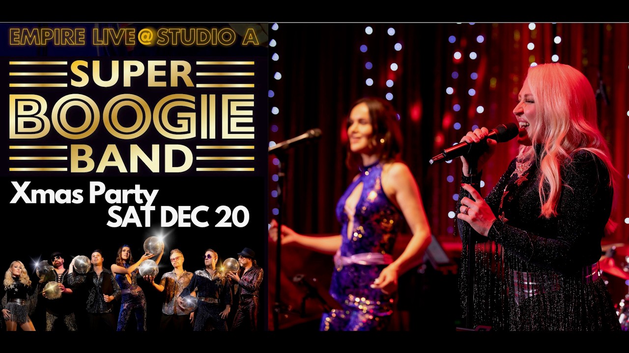 YOU SHOULD BE DANCING performed by SUPER BOOGIE BAND at EMPIRE Music Studios MELBOURNE, DEC 20th '25