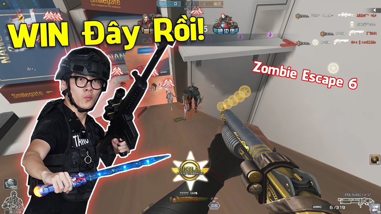 WIN MAP Zombie Escape 6 Đến Nơi Rồi Thì...