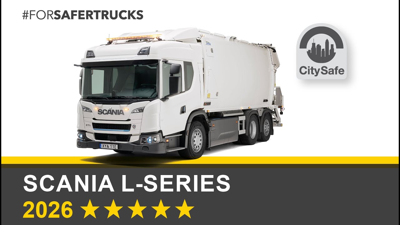 Euro NCAP Crash & Safety Tests of Scania L-series (6x2 Rigid) 2026