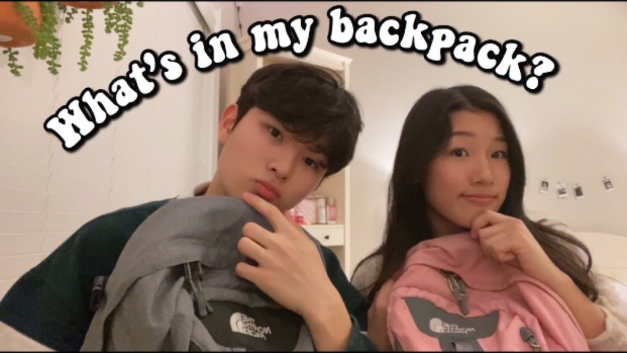 [준준] 미국 중고딩의 가방을 털어보았다. | What's in my backpack?