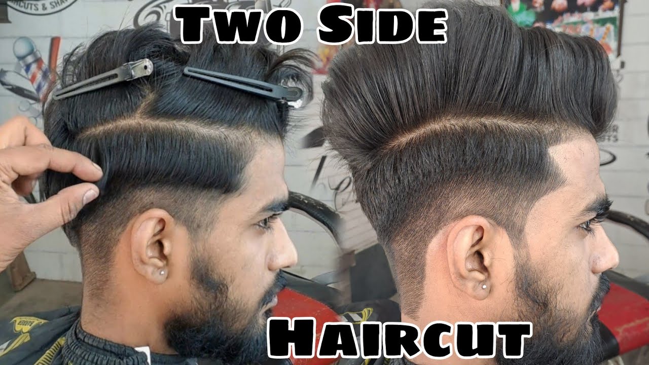 2 - Side Haircut Kaise Karte Hain // Best Two Side Hair Cutting // Mixing Scissor & Comb Ke Sath