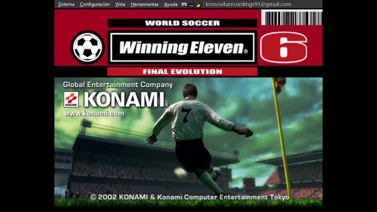 Jugando al Winning Eleven 6 Final Evolution, de Konami © 2002 🤗⚽🎮 | PlayStation 2 [PS2] (Gameplay)