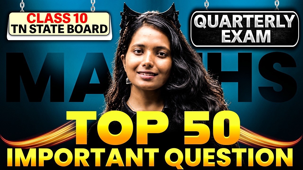 10th Maths Quarterly Exam 2026 | TOP 50 Important Questions 💯 | TN State Board