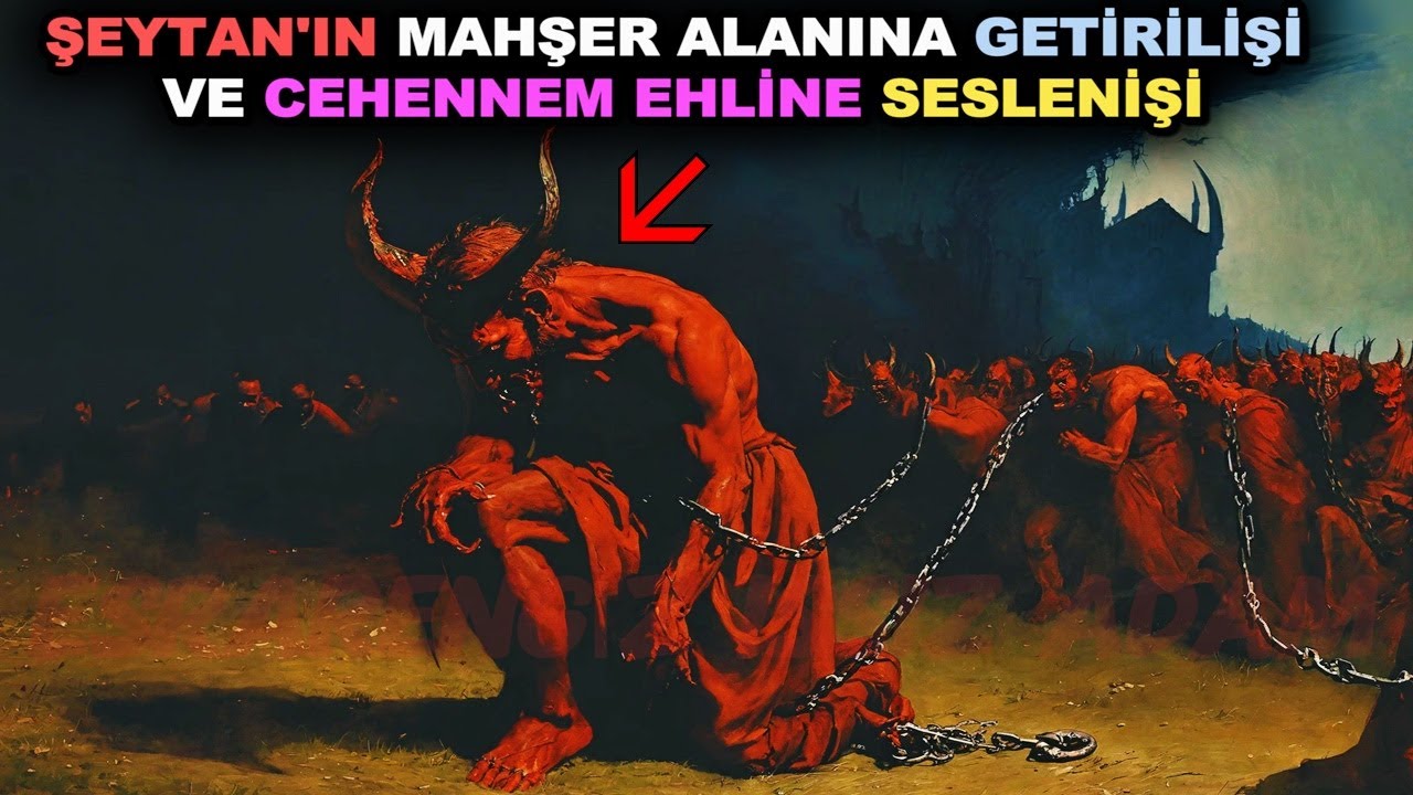 Ve Şeytan Mahşer Alanına Getirilir! Pişmanlık ve Zillet Anları | Şeytanın Cehennem Ehline Seslenişi