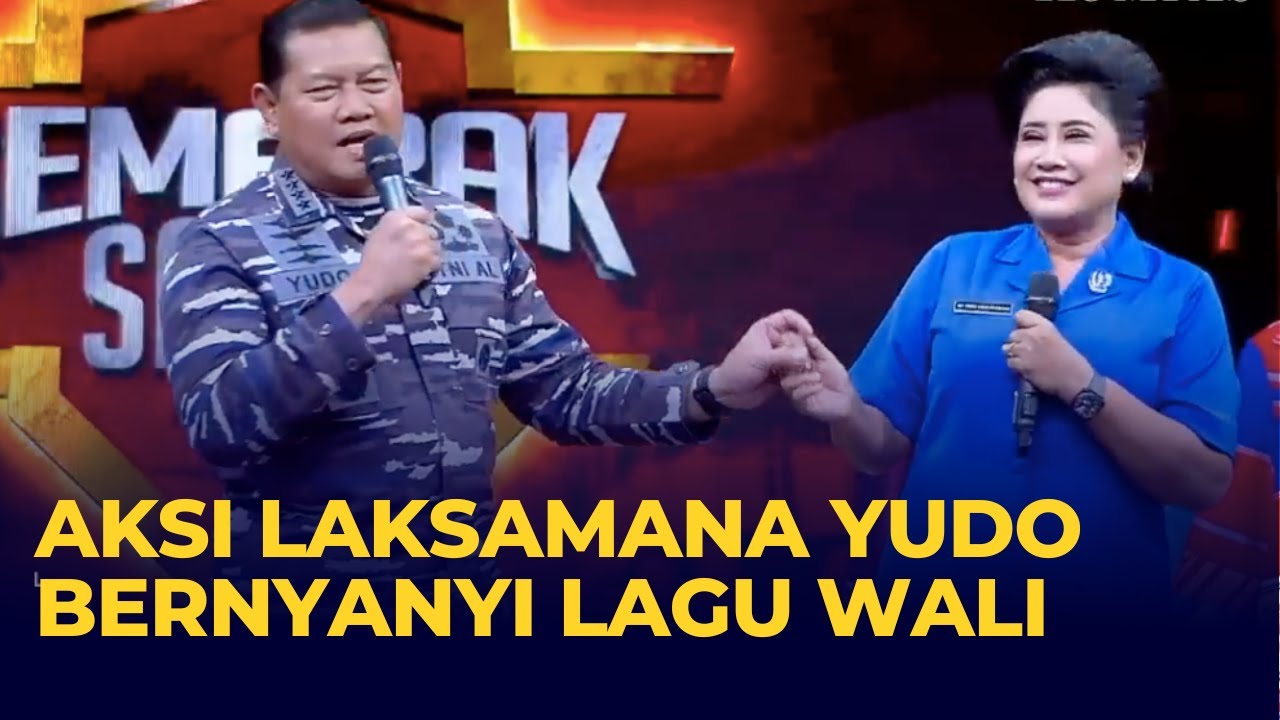 Aksi Calon Panglima TNI Yudo Margono Nyanyi Lagu Wali Doaku untuk Mu Sayang