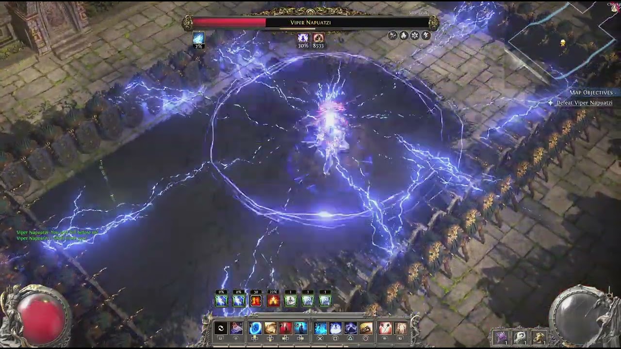 Poe 2 t15 map boss mj&ouml;lner build