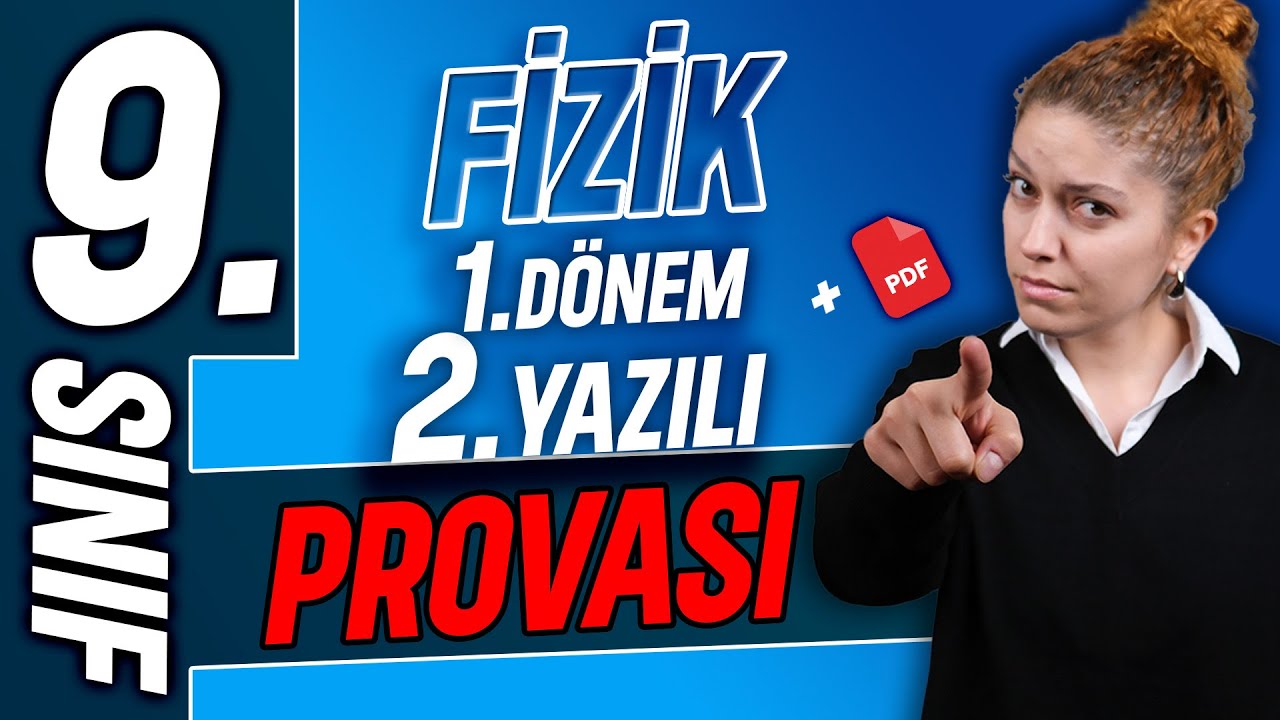 9.Sınıf Fizik 1.Dönem 2.Yazılı - MEB SENARYO ÖRNEĞİ | 2024- 2025 📂PDF