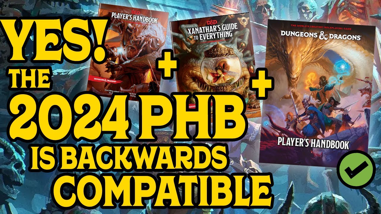 ДА! PHB 2024 года обратно совместим!