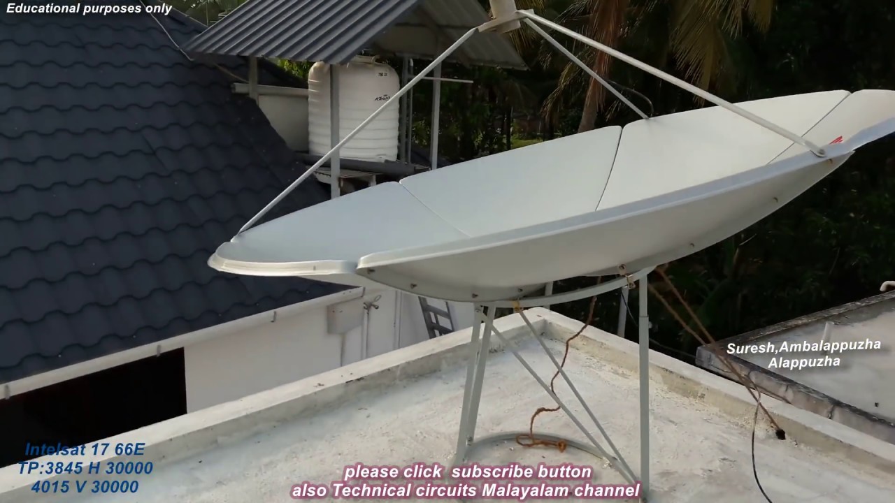 Intelsat 17 66E satellite installation with dual out LNB
